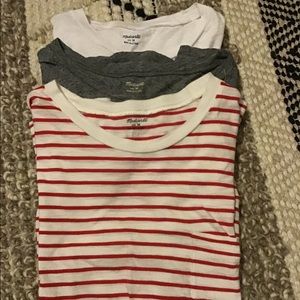 Madewell Tee Bundle. Size Medium.